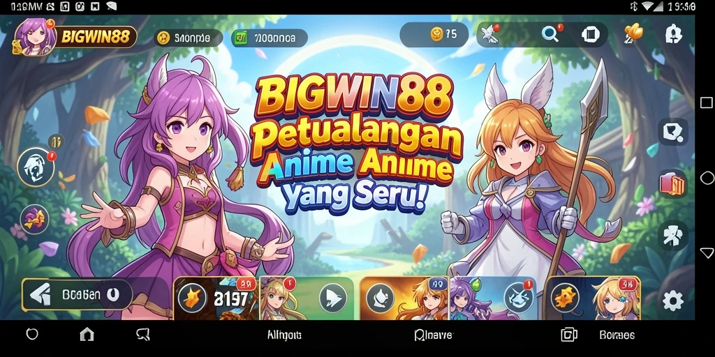 Tampilan gameplay BIGWIN88 yang menarik dan penuh warna.