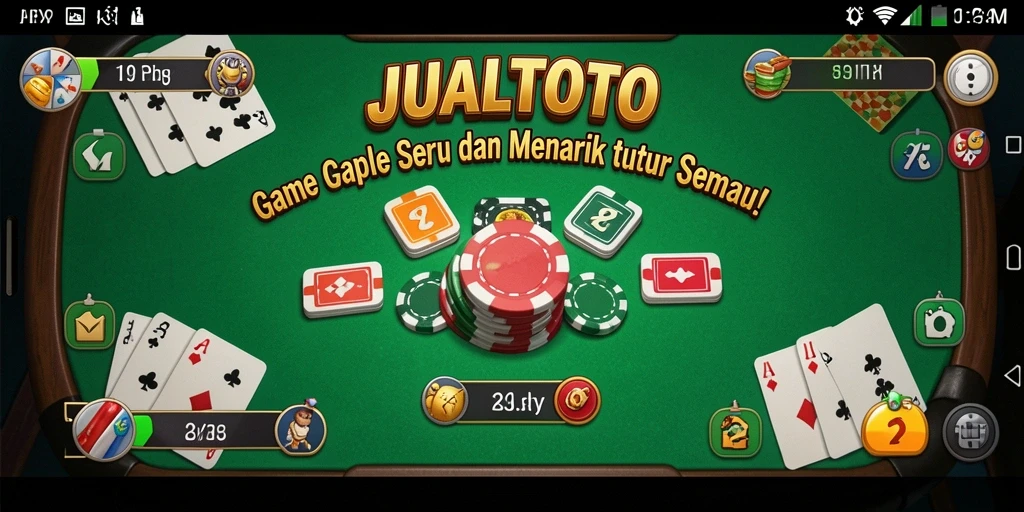 Gambaran menarik dari gameplay JUALTOTO yang seru dan menyenangkan.