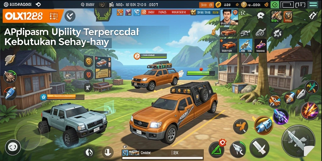 Tampilan utama OLX128 yang sederhana dan efisien untuk kebutuhan Utility.